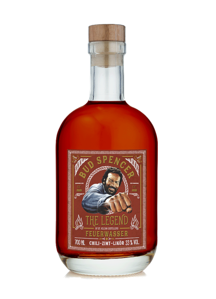 Bud Spencer - The Legend Feuerwasser Chili-Zimt-Likör 33% - 0,7l