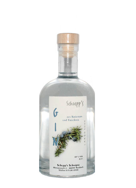 Schupp´s Gin | Spirituosen Volland | Gin