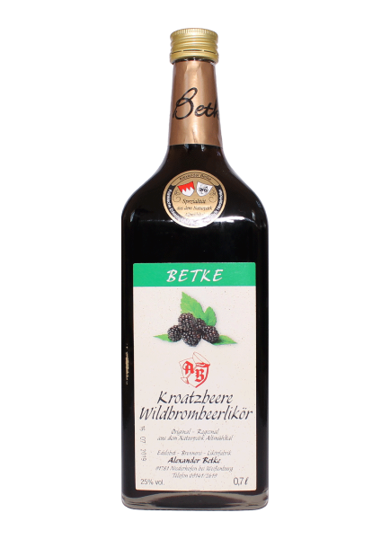 Kroatzbeer Wildbrombeer Likör 25% - 0,7l