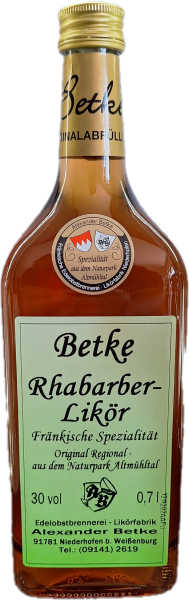 Rhabarber Likör 30% - 0,7l