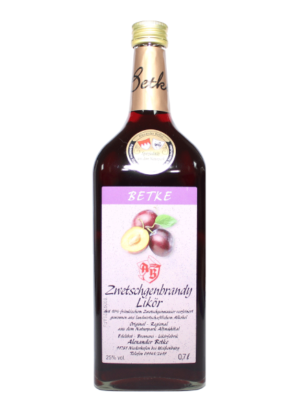 Zwetschgen - Brandy Likör 25% - 0,7l