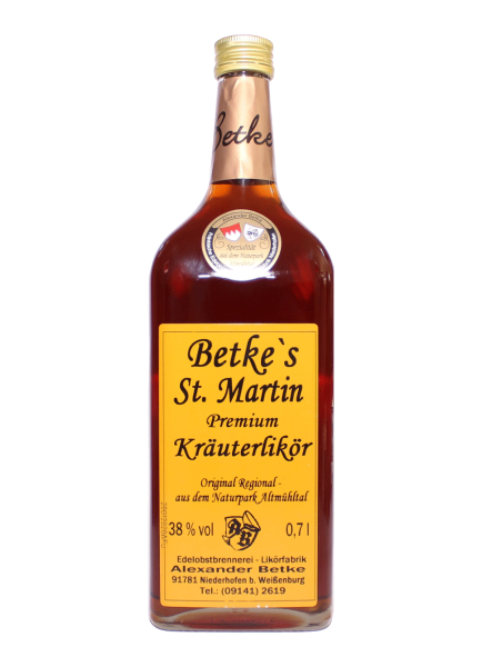 St. Martin Premium Kräuterlikör 38% - 0,7l